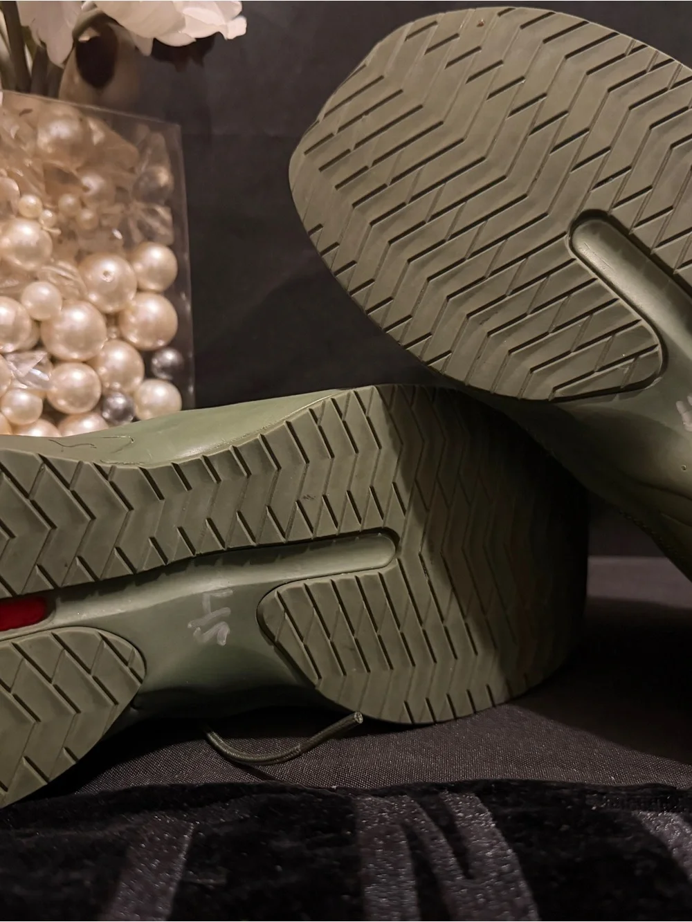 Men’s Olive Tactical-Style Sneakers